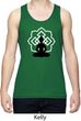 Mens Yoga Tank Top Buddha Lotus Pose Dry Wicking Tanktop