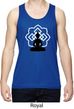 Mens Yoga Tank Top Buddha Lotus Pose Dry Wicking Tanktop