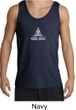 Mens Yoga Tank Top - Lotus Pose Meditation Adult Tanktop