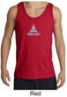 Mens Yoga Tank Top - Lotus Pose Meditation Adult Tanktop
