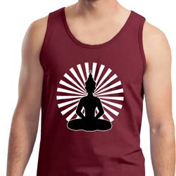 Mens Yoga Tank Top Meditating Buddha Tanktop Mens Yoga Tank Top Meditating Buddha Tanktop
