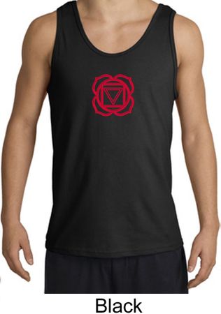 Mens Yoga Tank Top - Muladhara Root Chakra Adult Tanktop