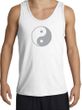 Mens Yoga Tank Top Yin Yang Big Print Meditation Tanktop