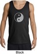 Mens Yoga Tank Top Yin Yang Big Print Meditation Tanktop