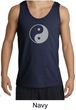 Mens Yoga Tank Top Yin Yang Big Print Meditation Tanktop