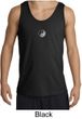 Mens Yoga Tank Top Yin Yang Small Print Meditation Tanktop