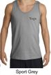 Mens Yoga Tank Top Yoga Logo Pocket Print Adult Tanktop