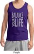 Mens Yoga Tanktop Balance Your Life Tank Top