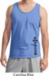 Mens Yoga Tanktop Black 7 Chakras Bottom Print Tank Top