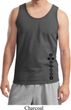 Mens Yoga Tanktop Black 7 Chakras Bottom Print Tank Top