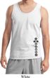 Mens Yoga Tanktop Black 7 Chakras Bottom Print Tank Top