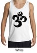 Mens Yoga Tanktop Black Distressed OM Tank Top