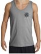 Mens Yoga Tanktop Black Lotus OM Patch Pocket Print Tank Top