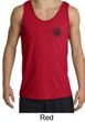 Mens Yoga Tanktop Black Lotus OM Patch Pocket Print Tank Top