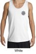 Mens Yoga Tanktop Black Lotus OM Patch Pocket Print Tank Top