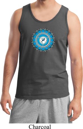 Mens Yoga Tanktop Blue Vishuddha Tank Top