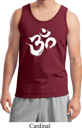Mens Yoga Tanktop Brushstroke Aum Tank Top