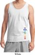 Mens Yoga Tanktop Colored Chakras Bottom Print Tank Top