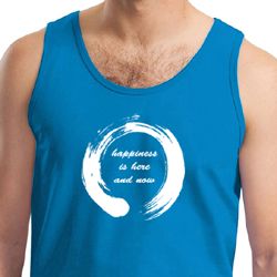 Mens Yoga Tanktop Enso Happiness Tank Top Mens Yoga Tanktop Enso Happiness Tank Top