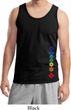 Mens Yoga Tanktop Floral Chakras Bottom Print Tank Top