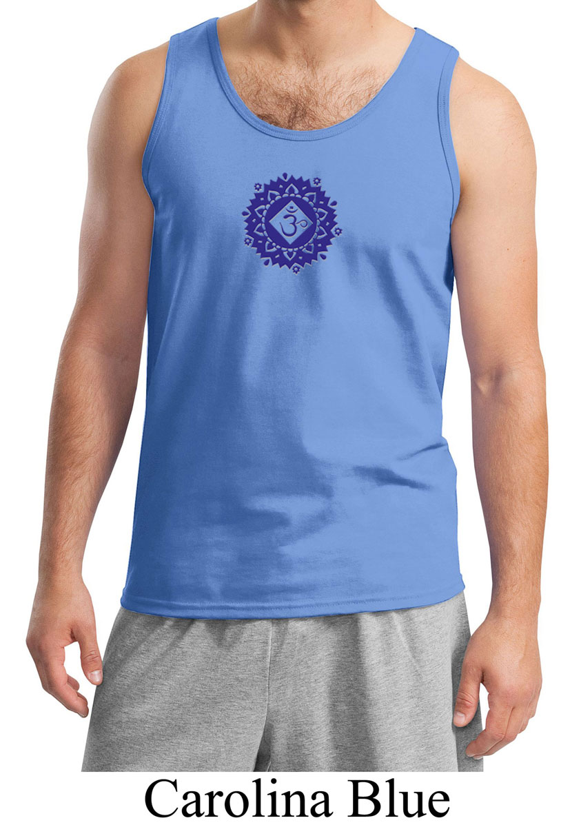 Mens Yoga Tanktop Floral Sahasrara Tank Top Floral Sahasrara Mens