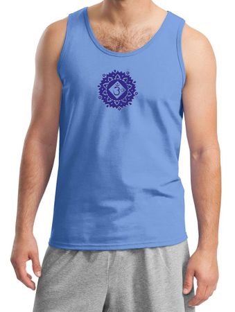 Mens Yoga Tanktop Floral Sahasrara Tank Top