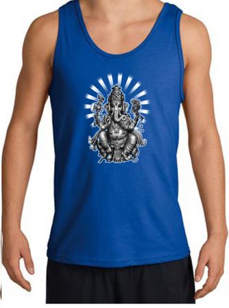 CLEARANCE - Mens Tanktop Ganesha Yoga Tank Top