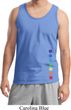 Mens Yoga Tanktop Glowing Chakras Bottom Print Tank Top