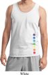 Mens Yoga Tanktop Glowing Chakras Bottom Print Tank Top