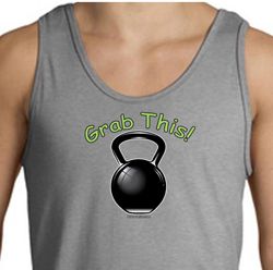 Mens Tanktop Grab This Kettle Bell Tank Top