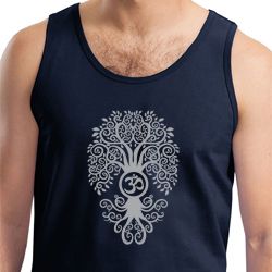 Mens Yoga Tanktop Grey Bodhi Tree Tank Top