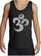 Mens Yoga Tanktop Grey Distressed OM Tanktop