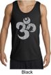 Mens Yoga Tanktop Grey Distressed OM Tanktop