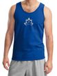 Mens Yoga Tanktop Grey Namaste Lotus Tank Top