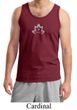 Mens Yoga Tanktop Grey Namaste Lotus Tank Top