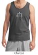 Mens Yoga Tanktop Grey Namaste Lotus Tank Top