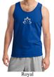 Mens Yoga Tanktop Grey Namaste Lotus Tank Top