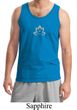 Mens Yoga Tanktop Grey Namaste Lotus Tank Top