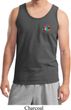 Mens Yoga Tanktop Hippie Sun Patch Pocket Print Tank Top