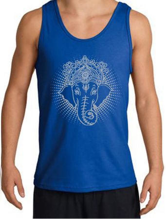 Mens Yoga Tanktop Iconic Ganesha Tank Top