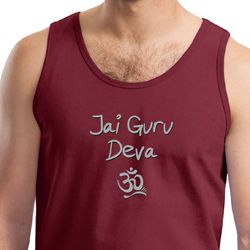 Mens Yoga Tanktop Jai Guru Deva Tank Top