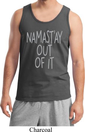 Mens Yoga Tanktop Namastay Out Of It Tank Top