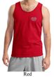 Mens Yoga Tanktop OM Heart Pocket Print Tank Top