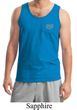 Mens Yoga Tanktop OM Heart Pocket Print Tank Top