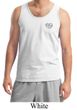 Mens Yoga Tanktop OM Heart Pocket Print Tank Top