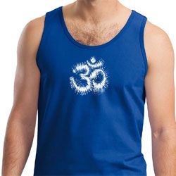 Mens Yoga Tanktop OM Tie Dye Tank Top