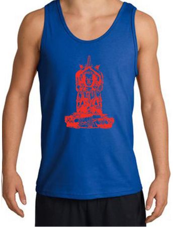 Mens Yoga Tanktop Red Tara Tank Top