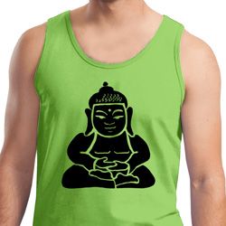 Mens Yoga Tanktop Shadow Buddha Tank Top