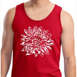 Mens Yoga Tanktop Sketch Lotus Tank Top Mens Yoga Tanktop Sketch Lotus Tank Top