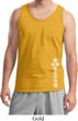 Mens Yoga Tanktop White 7 Chakras Bottom Print Tank Top